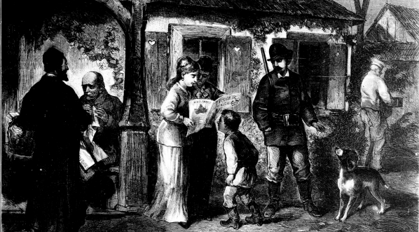  "Powrócił z poczty" Franciszka Kostrzewskiego.  