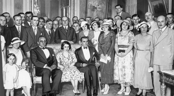  Przyjęcie w Poselstwie RP w Buenos Aires wydane na cześć polskich zapaśników Władysława Cyganiewicza i Karola Nowiny- Szczerbińskiego w 1934 roku.  