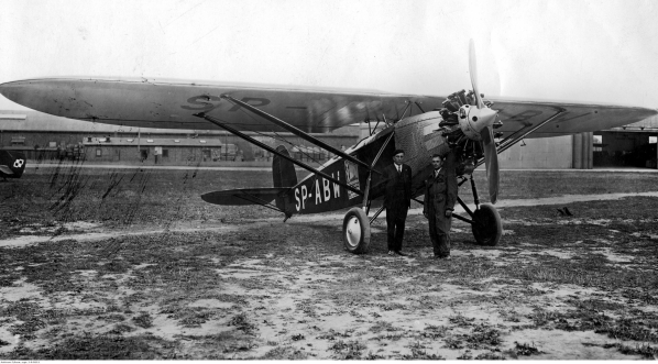  Samolot propagandowy Powszechnej Wystawy Krajowej w Poznaniu w sierpniu 1929 roku.  