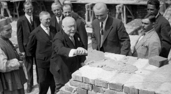  Poświęcenie Domu Śląskiego w Krakowie w 1931 roku.  