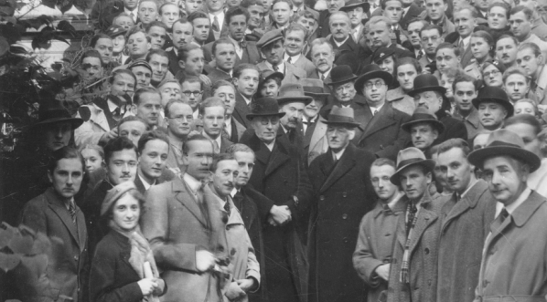  Jubileusz pracy naukowej profesora Kazimierza Kostaneckiego w październiku 1934 roku.  