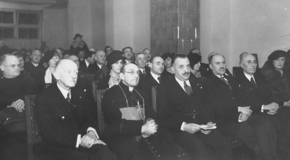  Uroczystośc otwarcia sekcji Instytutu Kultury Italskiej w Krakowie w listopadzie 1934 roku.  