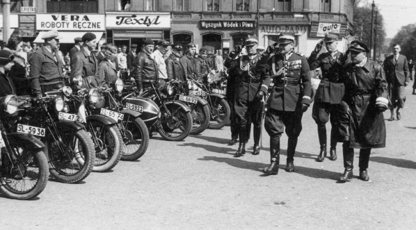  Otwarcie sezonu motocyklowego Okręgowego Związku Motocyklowego w Katowicach 10.05.1936 r.  