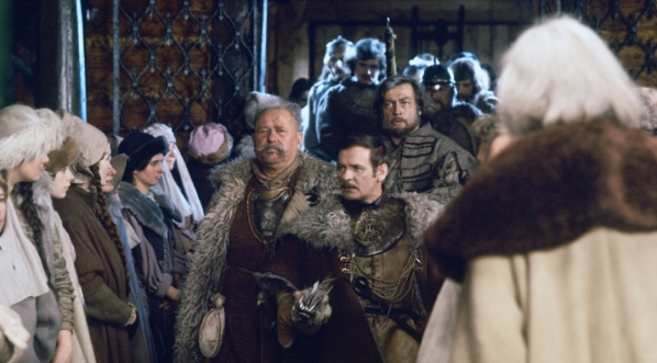  Scena z filmu Jerzego Hoffmana "Potop" z 1974 roku.  