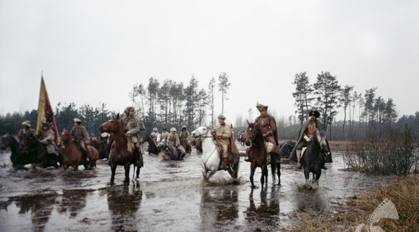  Scena z filmu Jerzego Hoffmana "Potop" z 1974 roku.  