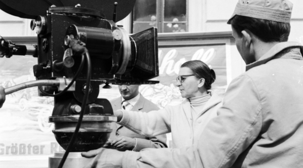  Realizacja filmu Wandy jakubowskiej "Spotkania w mroku" z 1960 roku.  