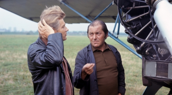  Stanisław Mikulski i Zdzisław Maklakiewicz w filmie Stanisława Lenartowicza "Opętanie" z 1972 roku.  