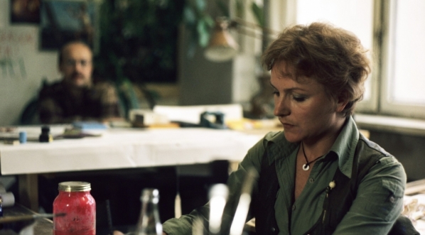  Wojciech Wiszniewski i Halina Łabonarska w filmie Antoniego Krauzego "Podróż do Arabii" z 1979 roku.  