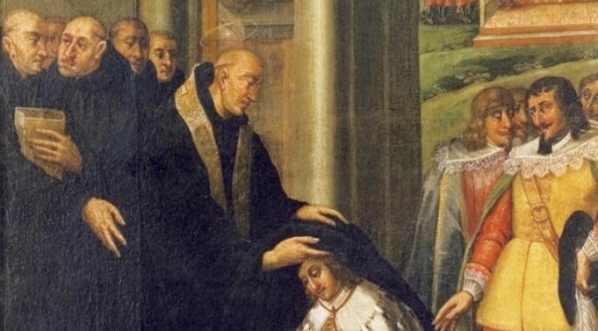  "Przyjęcie św. Romualda do zakonu" Tomasza Dolabelli.  