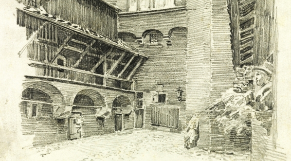  "Zaułek w Gdańsku" Aleksandra Manna.  