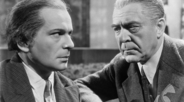  Jacek Woszczerowicz i Kazimierz Junosza-Stępowski w filmie Michała Waszyńskiego "Rena" z 1938 roku.  