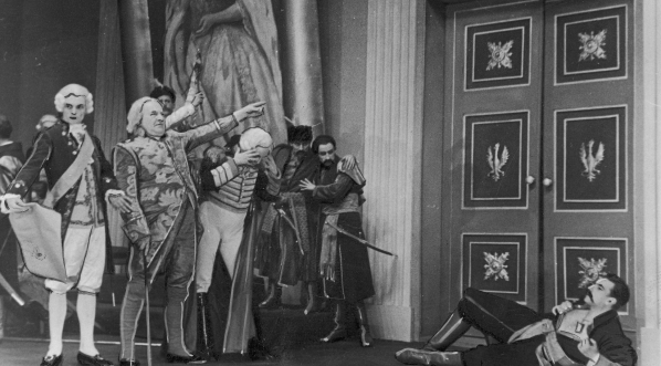  Przedstawienie "Rejtan" Kazimierza Brończyka w Teatrze Miejskim w Wilnie w 1939 roku.  