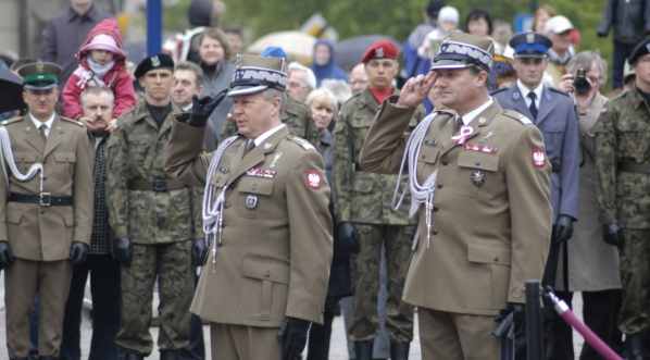  Gen. Franciszek Gągor w czasie obchodów Święta Konstytucji 3 Maja w 2009 roku.  
