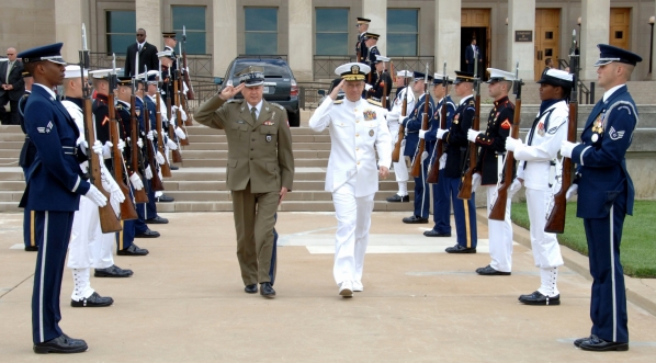  Spotkanie szefa SG WP z Przewodniczącym Połączonego Komitetu Szefów Sztabów USA 18. 05. 2008 r.  