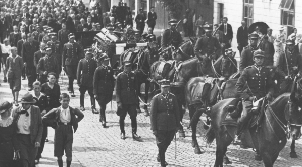  Pogrzeb brygadiera Czesława Mączyńskiego komendanta obrony Lwowa 19.07.1935 r.  