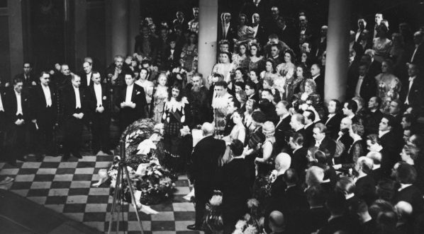  Jubileusz pięćdziesięciolecia pracy artystycznej Józefa Śliwickiego w Teatrze Narodowym w Warszawie 23.11.1936 r.  