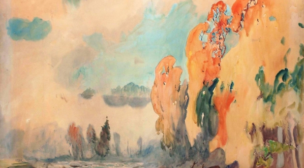  "Pejzaż jesienny w Bystrej" Juliana Fałata.  