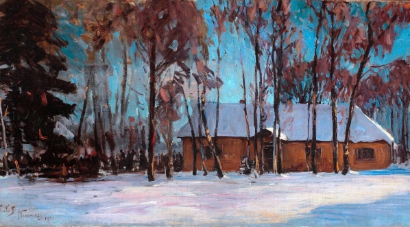  "Chata w Nieświeżu" Juliana Fałata.  