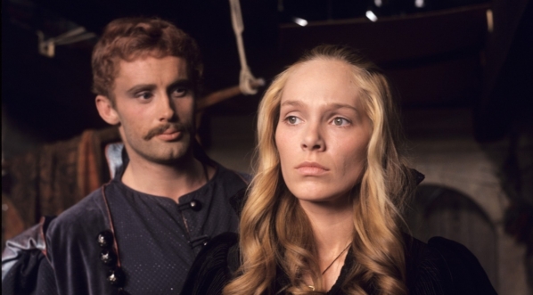  Daniel Olbrychski i Małgorzata Braunek w filmie Jerzego Hoffmana "Potop" z 1974 roku.  