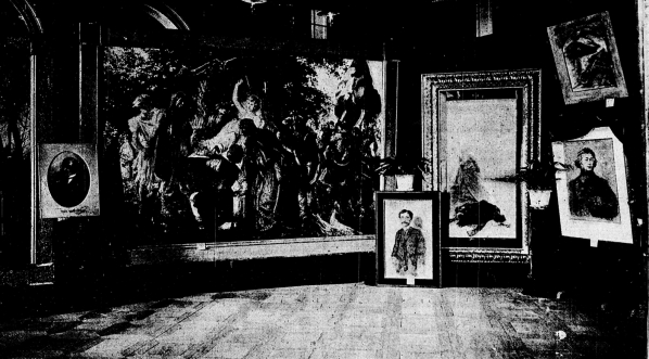  Wystawa obrazów Witolda Pruszkowskiego w Salonie Aleksandra Krywulta.  