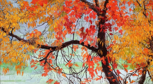  "Jesienne liście" Edwarda Okunia.  