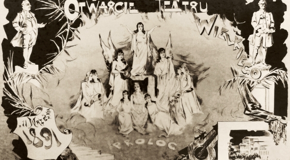  "Otwarcie Teatru Wielkiego" Ludwika Nawojewskiego.  