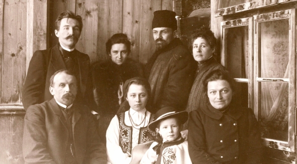  Oktawia i Stefan Żeromscy z przyjaciółmi w Zakopanem  