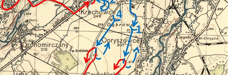  Bój pod Krechowcami, 24 lipca 1917 roku  