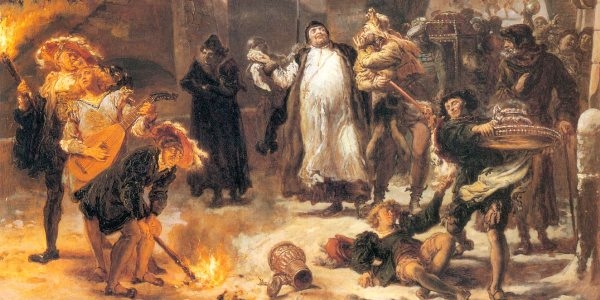 RYCERZ OKALECZONY ALE W BUTACH